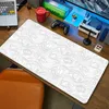 Mouse Pads Wrist Rests Black and White Desk Mat Gaming Pad Large Mousepad Gamer PC Accessories XXL Computer Keyboard DeskPad Anime Run 230927