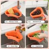 Hooks Multifunctional Hanging Sink Drain Basket Sponge Storage Rack Holder Vegetable Washing Kitchen Organizer Tool Accessories