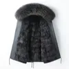 Casacos de inverno pesados para mulheres jaquetas de pele de raposa plus size parka casaco engrossar quente outerwear blusões neve topos