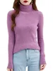 Swetry żeńskie SWEATK TURTLECK FOR WSKAZÓWKI SWEATER TOPS 100% wełna merynosowa pullover jesienne zimowe dzianiny z długim rękawem Kobieta odzież 230927