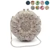 Avondtasje avondfeesttasje diamanten kristallen clutch bruidsbruiloft portemonnee handtas handtas elegante zonnebloem portemonnees 230926