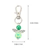 Keychains 10 PCS Baby Presents Guardian Angel Keychain Pendant Gift Ring ABS Bag Ornament Bride Bride