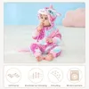 Barboteuses MICHLEY Halloween bébé barboteuses vêtements d'hiver Costume flanelle à capuche body pyjamas animaux combinaison globale pour enfants Bebe 230926