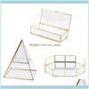 Verpackung Schmuckstück-Aufbewahrungskoffer Shinnie Damen Schmuckständer Pyramide Klarglasbox Schmuckdisplay Kosmetiktablett 273Y