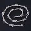 Popular accessories new alloy full diamond bamboo chain hip hop