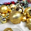 Décorations de Noël Boules d'arbre de Noël 4244 pièces 6 cm grande boule de Noël décorations de boules multicolores ensemble d'ornements d'arbre de Noël pour la fête à la maison 230927