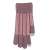 Tout nouveau femmes hiver garder au chaud écran tactile épaissir Plus cachemire gants tricotés élasticité douce élégant mode féminine Cycl2824