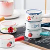 Set di stoviglie Tazza per il latte Contenitore per utensili da cucina in ceramica Barattolo per caffè Mini pentola Brocca in stile europeo Piatti per lattiera