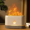 Luftfuktare flamma diffusor luftfuktare ultra-tyst cool dimma luftfuktare 200 ml eterisk olje diffusor med vattenlöst auto-off hem a yq230927