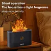 Humidifiers New Flame Air Humidifier USB Aroma Diffuser Room Fragrance Mist Maker Essential Oil Difusors for Home Living Room Office YQ230927