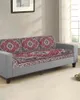 Stuhlhussen Vintage Flower Bohemia Sofa Sitzkissenbezug Schutz Stretch Waschbar Abnehmbare elastische Schonbezüge