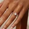 IGI Ovale Witte Lab Grown Diamond 10k Solid Gold Engagement Ring F Kleur VS1 Duidelijkheid Voor Sieraden Maken Lab Gemaakt Diamond Jewel