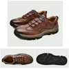 Chaussures habillées Chaussures de travail en cuir pour hommes printemps à lacets chaussures pour hommes respirant rétro marron chaussures décontractées pour hommes baskets de randonnée en plein air 230926