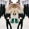 Women's Polos EWSFV 2023 Autumn Winter French Hollow Out Long Sleeve Lace Flounces Bottom Top Women Fashion Design Ladies Tops