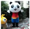 Promotional cute panda Mascot Costume Handmade Suits Party Dress Outfits Clothing Ad Promotion Carnival