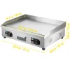 30 "Electric Countertop Flat Top Gridle 110V 3000W GRIDDLE NON-stick Restaurant Teppanyaki Grill rostfritt stål.usa.new