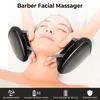 Huvudmassager Professionell vibration Massager Barbershop Cordless Handheld Heat Massager USB Laddning Body Neck Back Head Face Massager 230927