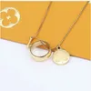 Designer Jewelry Necklace Gold Luxury Pendant Necklaces Rose Gold