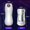 Masturbadores Homem Automático Masturbador Sex Shop Realista Silicone Vagina Vibrador Vibradores Masculino Masturbação Equipamento Best Selling 2022 x0926