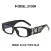 Lunettes de soleil Palmangel pour femmes hommes Designer Summer Shades Lunettes polarisées Big Frame Noir Vintage Lunettes de soleil surdimensionnées de mâle 9NYT