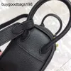 Designer Lindyss Bags New Mini Bag Cowhide Doctor Couro de couro arrumado Um ombro oblíquo Straddle Manute