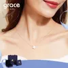 Grace Girl Four Leaf Grass Double Sided Necklace Women's Small Fresh Rose Gold Bone Chain Qixi Valentine's Day