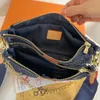 Sac à main classique en denim, sac à bandoulière trois pièces, mahjong, trois en un, haut de gamme, nouvelle collection 2023