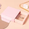 Jewelry Pouches 1pcs Mini Drawer PE Film Storage Box Square Transparent Container Ring Earrings Necklace Display Holder