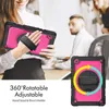 Capas robustas com alça de mão com suporte giratório 360 para Samsung Galaxy Tab A7 10,4 polegadas A7Lite 8,7 polegadas Kids Safe à prova de choque capa para tablet com protetor de tela com suporte para caneta S