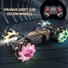 Electric 4WD Rc Remote Control Toy Car Electric High Speed Offroad Drift Remote Control Stunt Car 2.4G Wireless Gesture Sensor Lights Music