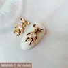 Nail Art Decorations 10pcs lot Oval Flower Bear Charms Jewelry Luxury Parts Gems Stones Crystal s Decoration Accessories 230927