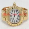 Dames van topkwaliteit Quartz Movement Worloge W62018V1 2676 18K Geel Gold Silver Dial Damesmode Wathces250F