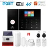 Sistemas de alarme PGST 3G 4G Alarme residencial sem fio Tuya Smart Life Kits de alarme contra roubo WiFi Suporte para sistema de alarme de segurança Alexa Controle remoto YQ230927