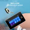 Systemy alarmowe Tuya Home Security System alarmowy Wi -Fi GSM Smart Life 433 MHz bezprzewodowy czujnik czujnika włamywacza YQ230927