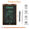 Learning Toys 12 Inch LCD Writing Tablet Learning Education Toys For Children Writing Drawing Board Girls Toys Children's Magic Blackboard 230926