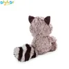 Plüschpuppen Grauer Waschbär Plüschtier Schöner Waschbär Niedliche weiche Kuscheltiere Puppenkissen für Mädchen Kinder Kinder Baby Geburtstagsgeschenk 25 cm 230927