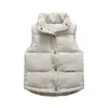 Gilet enfants gilet chaud hiver filles garçons épaissir gilet velours côtelé vêtements d'extérieur gilet enfants adolescents vestes en coton gilet pour 2-10 ans 230926