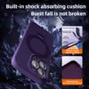 Luxury Liquid Silicone Stand Phone Case For iPhone 15 14 13 12 11 Pro Max Magsafe Magnetic Holder Cellphone Back Funda Cover