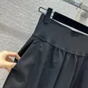 Pantalon pour femme, taille large, petit pantalon habillé noir scellé! Le haut du corps de la version est super fin et n'est pas picoté