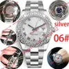 Stereoscopisch diamant herenhorloge Romeinse cijfers Mechanica automatisch 43 mm Hoge kwaliteit roestvrij staal waterdichte sportstijl Class278g