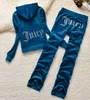 2024 calças de duas peças femininas veet suculento agasalho feminino conjunto de treino de alta costura juciy coture sweatsuits vdh668