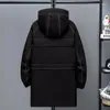 Men's Trench Coats Korea Fashion Oversize 8XL 2023 Casual Black Windbreaker Jackets Long Coat For Spring Autumn Winter Clothes 10XL