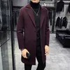 Mélanges de laine pour hommes hommes hiver Trench manteaux vestes longues coupe ajustée décontracté affaires taille plus épaisse 5XL 230926