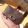 Haute qualité design de luxe Portable clé P0UCH portefeuille classique homme femmes porte-monnaie sac à chaîne avec sac à poussière avec box3015