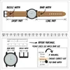 Bracelets de montre Bracelet en cuir véritable de 26 mm compatible avec Velatura | Outil de barre à ressort gratuit