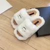 디자이너 신발 럭셔리 여성 슬리퍼 숙녀 양모 겨울 모피 푹신한 모피 따뜻한 샌들 상자와 같은 따뜻한 샌들
