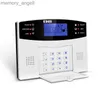 Alarm Systems Tuya WiFi GSM Home Security Alarm System 433MHz Wireless Wired Burglar Alarm Kit fungerar med Alexa App Remote Control YQ230927