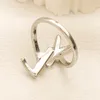 925 Silver Prapent Luxury Ring Wedding Love Gift Ring Ruited Brand Charm Jewelry Autumn Classic Brand Letter Ring Gongous Design Designer Jewelry with Box