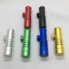 Mini Smoking Colorful Aluminium Herb Tobacco Spice Miller Bullet Cartridge Storage Bottle Stash Seal Case Portable Pocket Snuff Snorter Sniffer Snuffer Holder