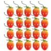 Feestdecoratie 20 stuks ornamenten Pography Props Kunstmatige vruchten Decors Gesimuleerde Cherry Tomaten Voor Huishouden Nep Versieren Faux Foam